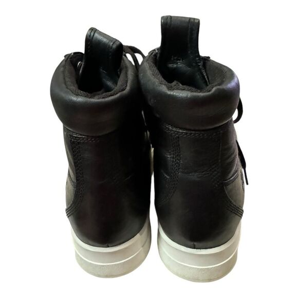 TIMBERLAND Mayliss Women's Black Leather Hi-Top Sneakers 11 - Picture 5 of 6